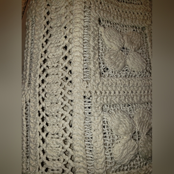 NWOT. H&M Edition cream crochet mini dress tunic XS - Picture 14 of 15